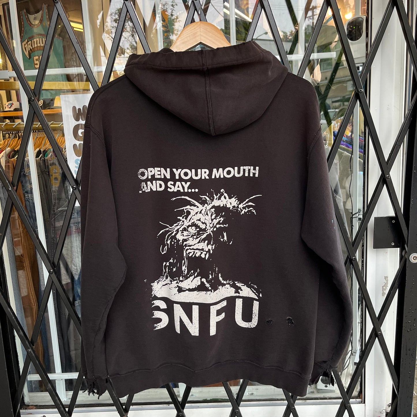 2000’s Distressed SNFU Hoodie - Size M