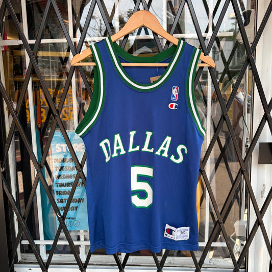 Vintage Champion Dallas Mavericks Jason Kidd Jersey - Size 36 (S)