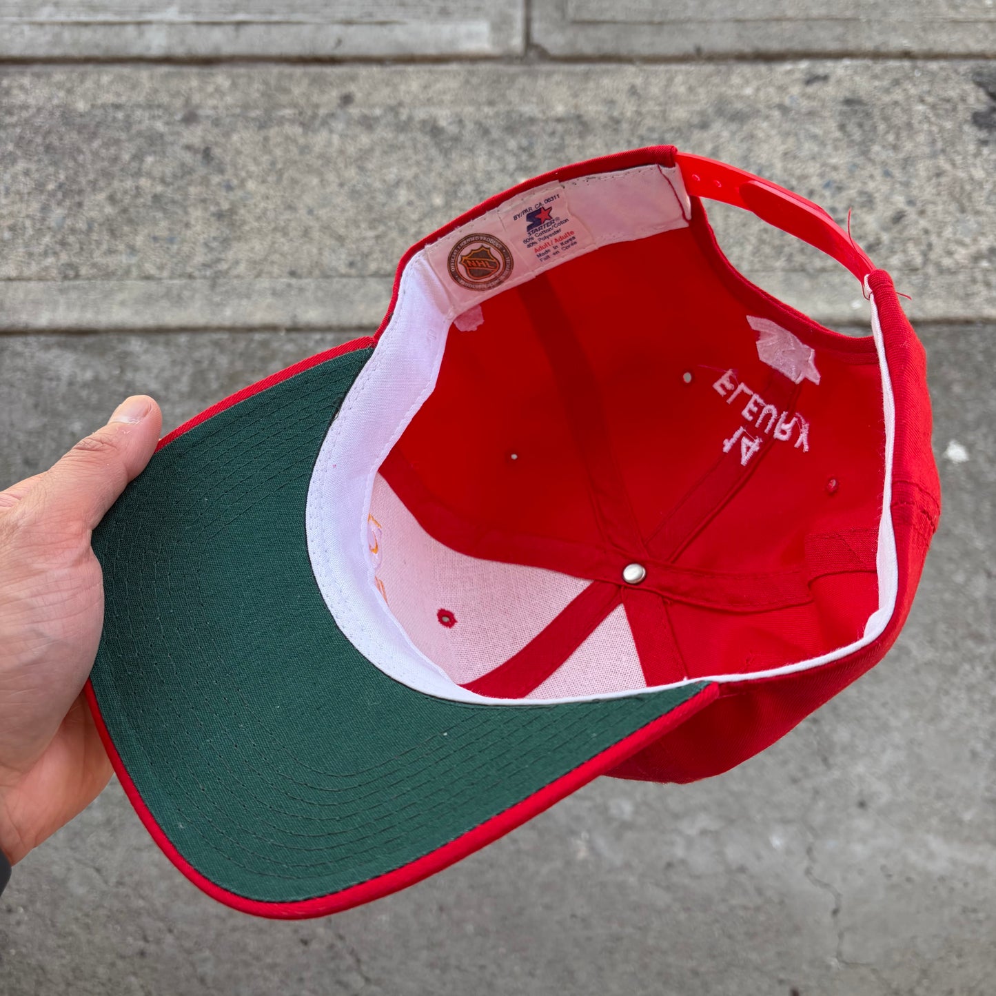 Vintage Starter Calgary Flames Theoron Fleury SnapBack