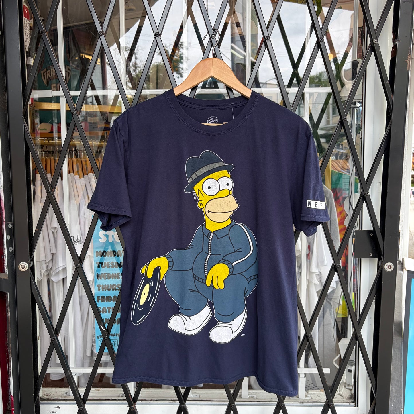 Neff x The Simpsons Homer Hip Hop Tee - Size L