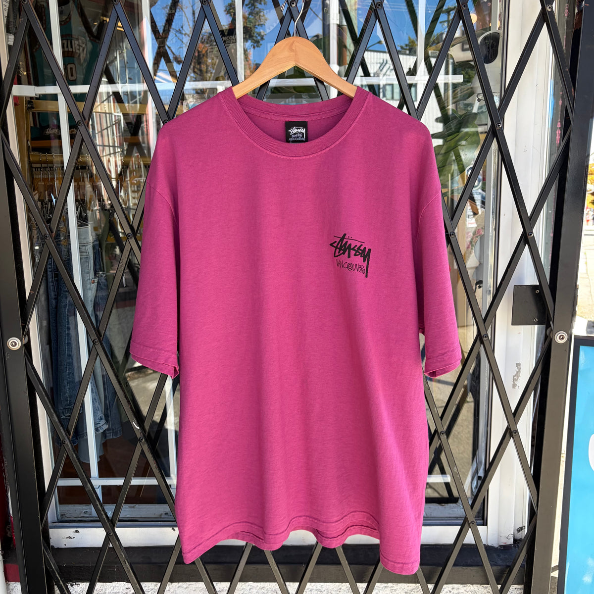 Stussy Vancouver Stock Tee Berry - Size XL