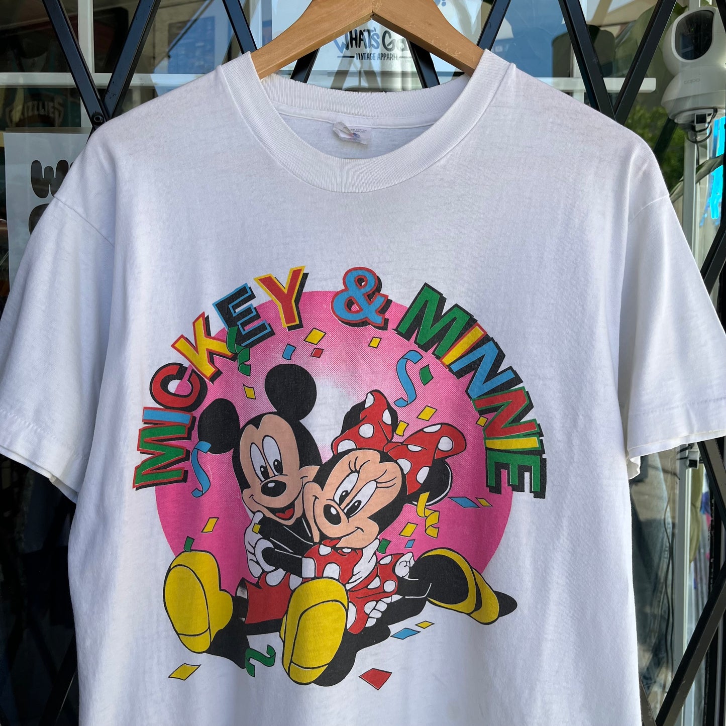 Vintage Disney Mickey & Minnie Tee - Size L