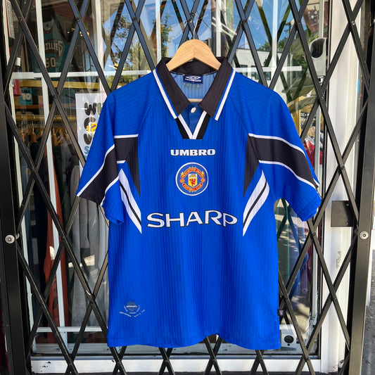 1996/97 Umbro Manchester United Away Jersey - Size M