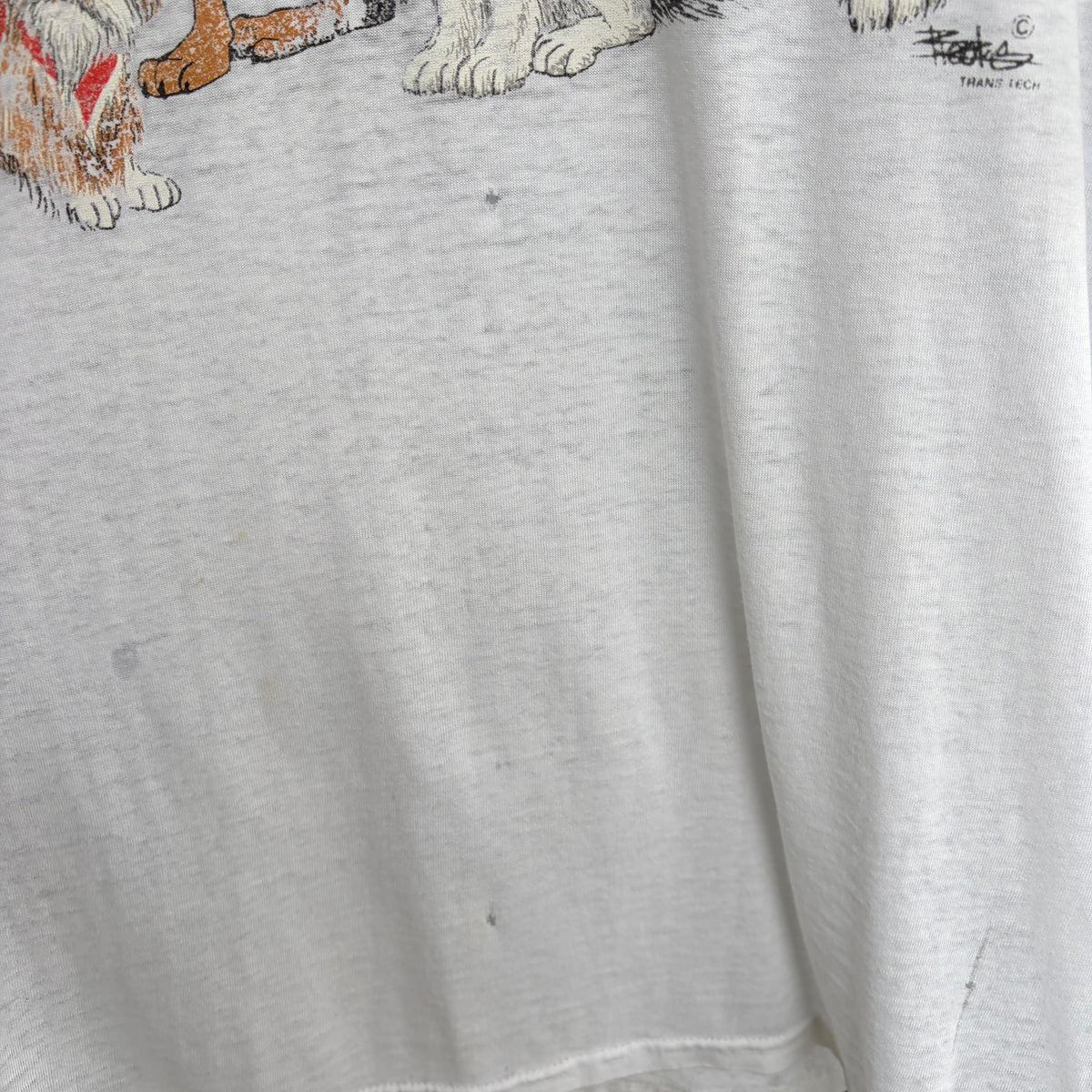 Vintage I Love Dogs Tee - Size L