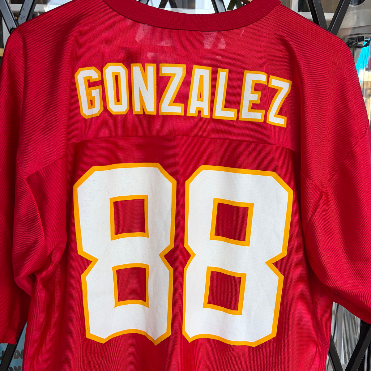 Vintage Tony Gonzalez Chiefs Practice Jersey - Size L