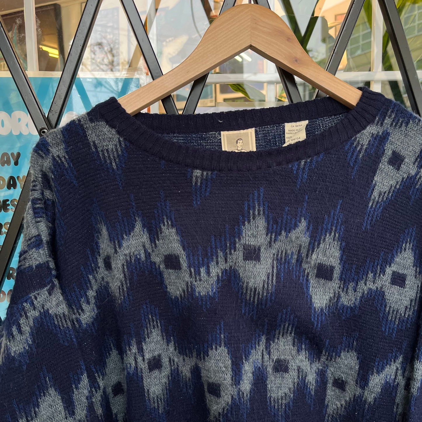 Vintage Knit Sweater - Size M