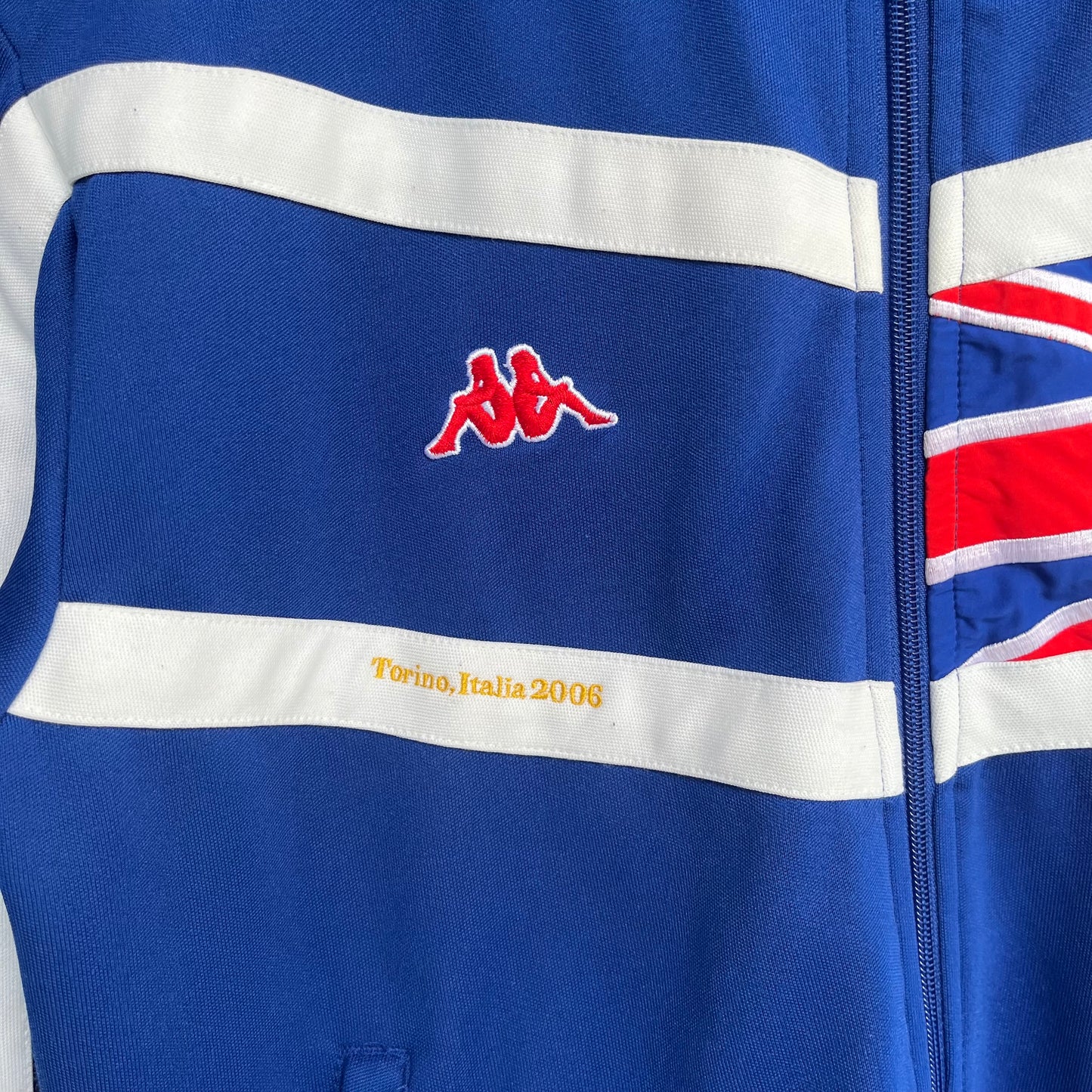 2006 Kappa Great Britain Track Jacket - Size L