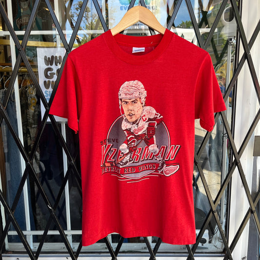 1989 Salem Steve Yzerman Redwings Bobblehead Tee - Size M