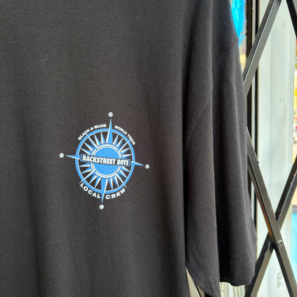 2001 Backstreet Boys Black & Blue Local Crew Tour Tee - Size XL