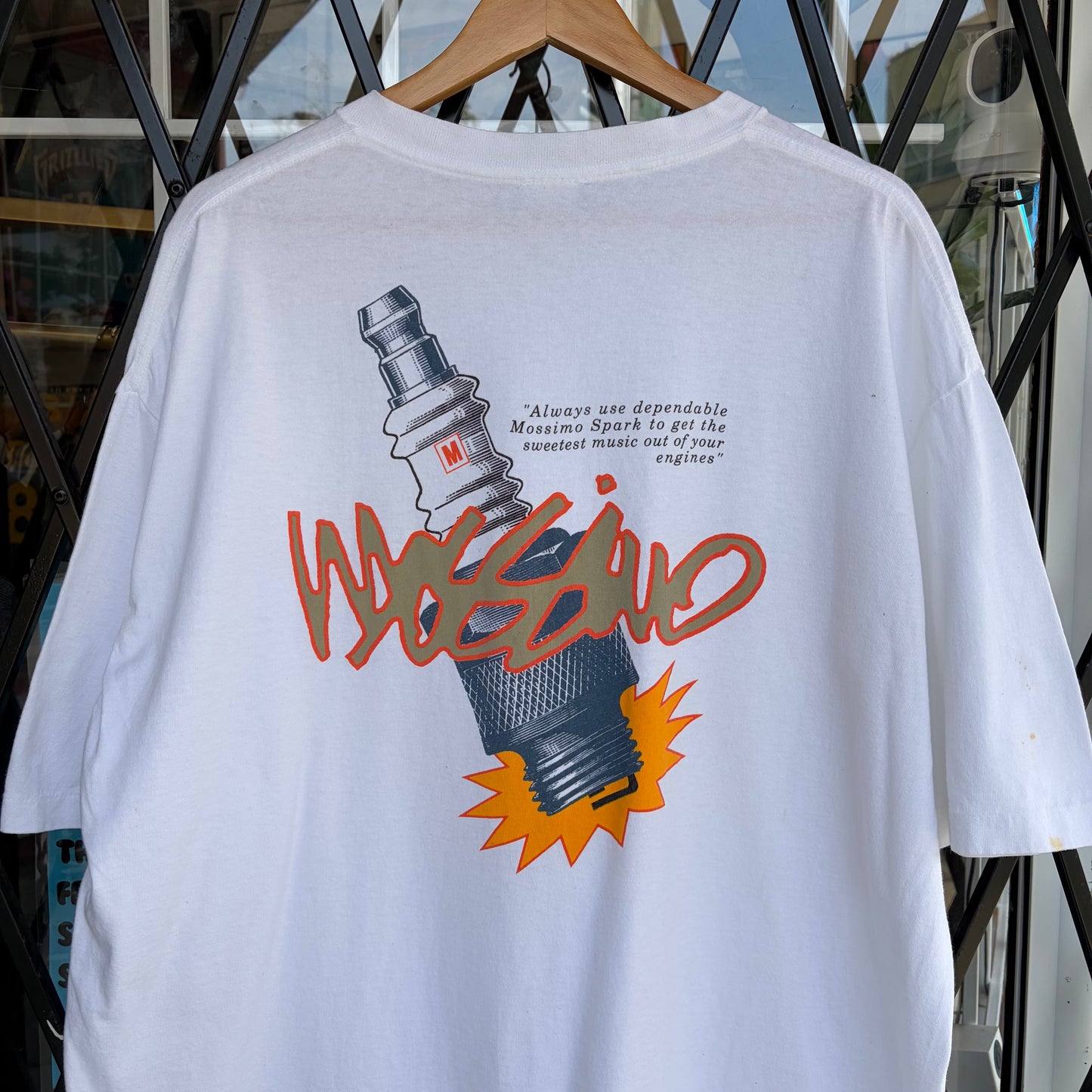 Vintage Mossimo Spark Plug Tee - Size XL