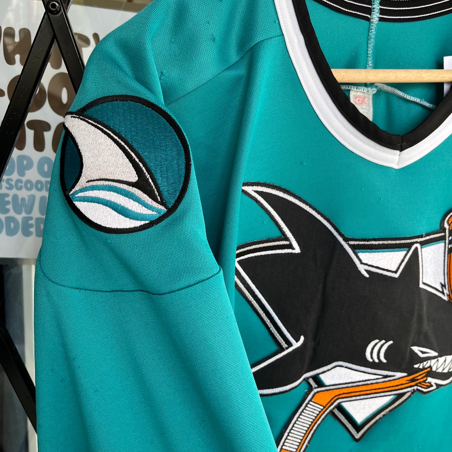 Vintage San Jose Sharks Jersey - Size L