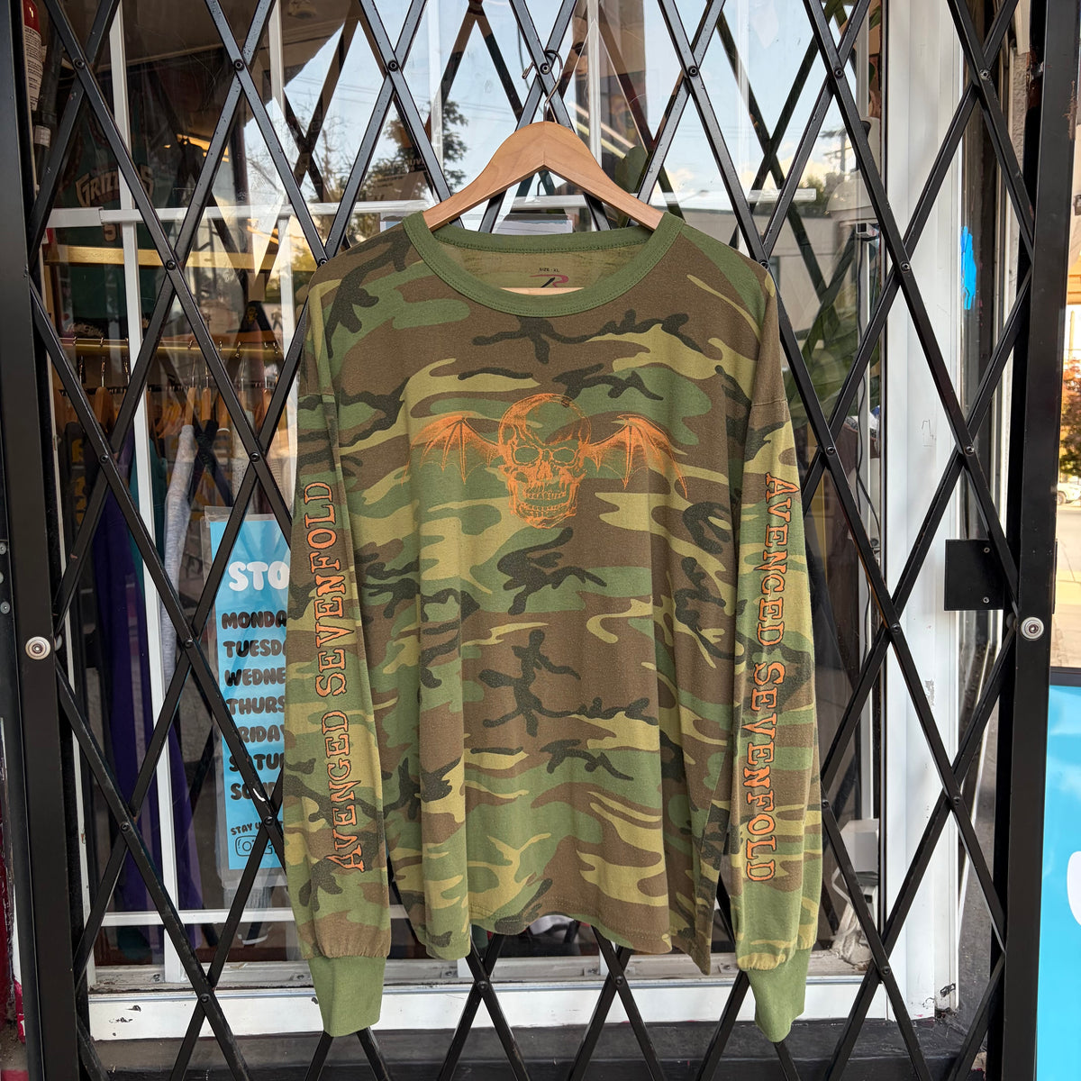 Avenge Sevenfold Camo Long Sleeve - Size XL