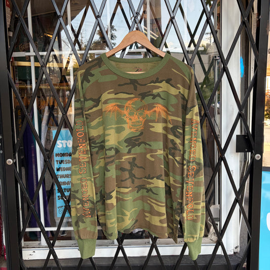 Avenge Sevenfold Camo Long Sleeve - Size XL
