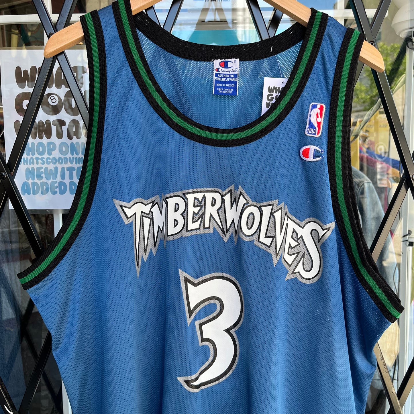 Vintage Champion Timberwolves Marbury Jersey - Size 52 (XXL)