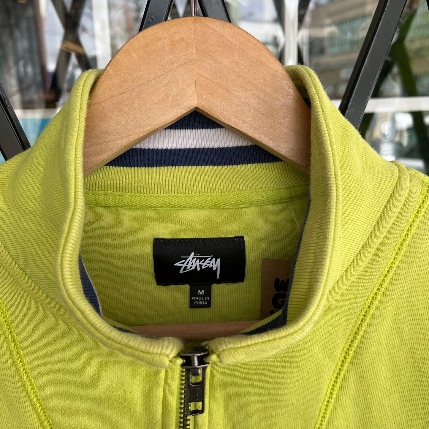 Stussy Quarter Zip Sweater - Size M
