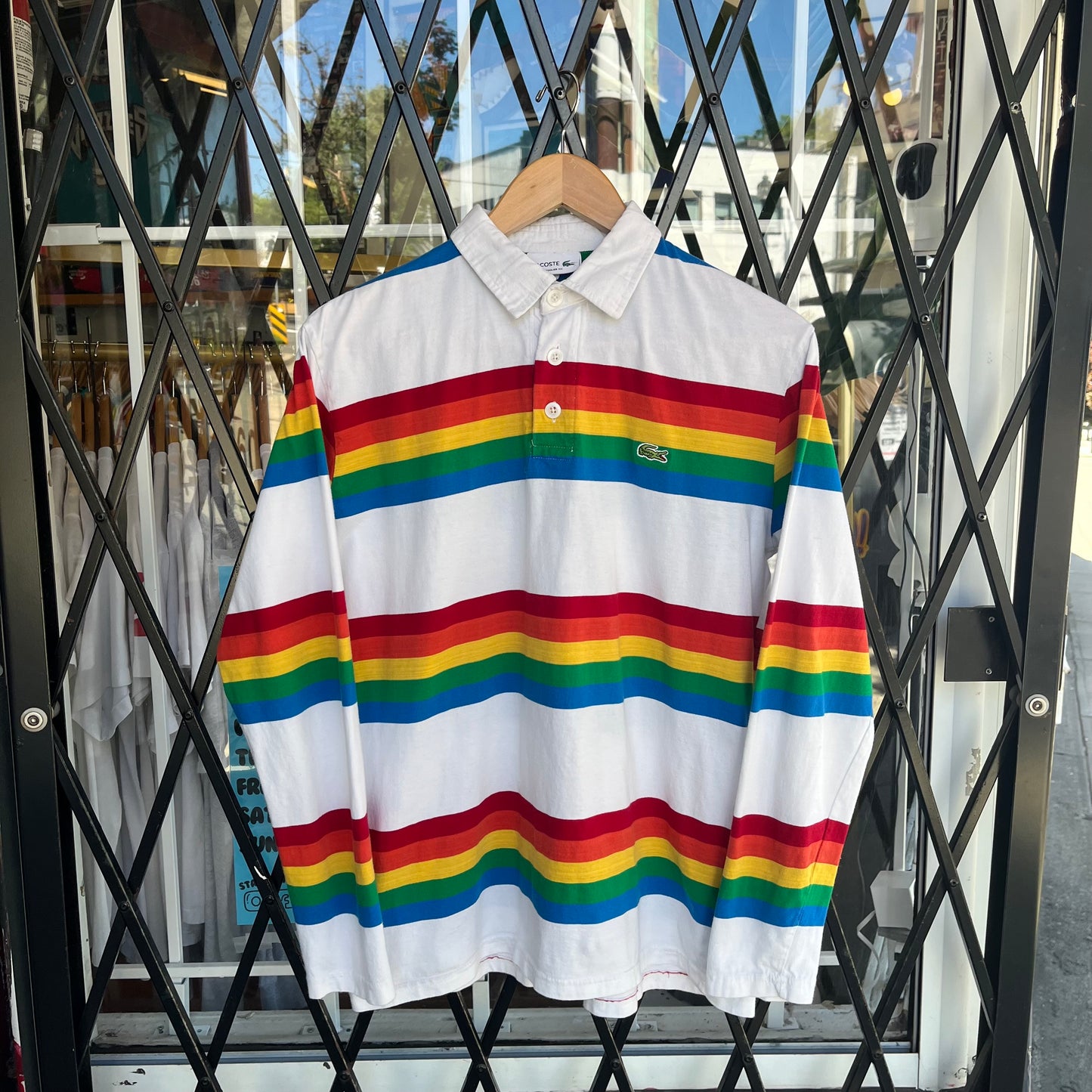 Lacoste Long Sleeve Shirt - Fits Size L