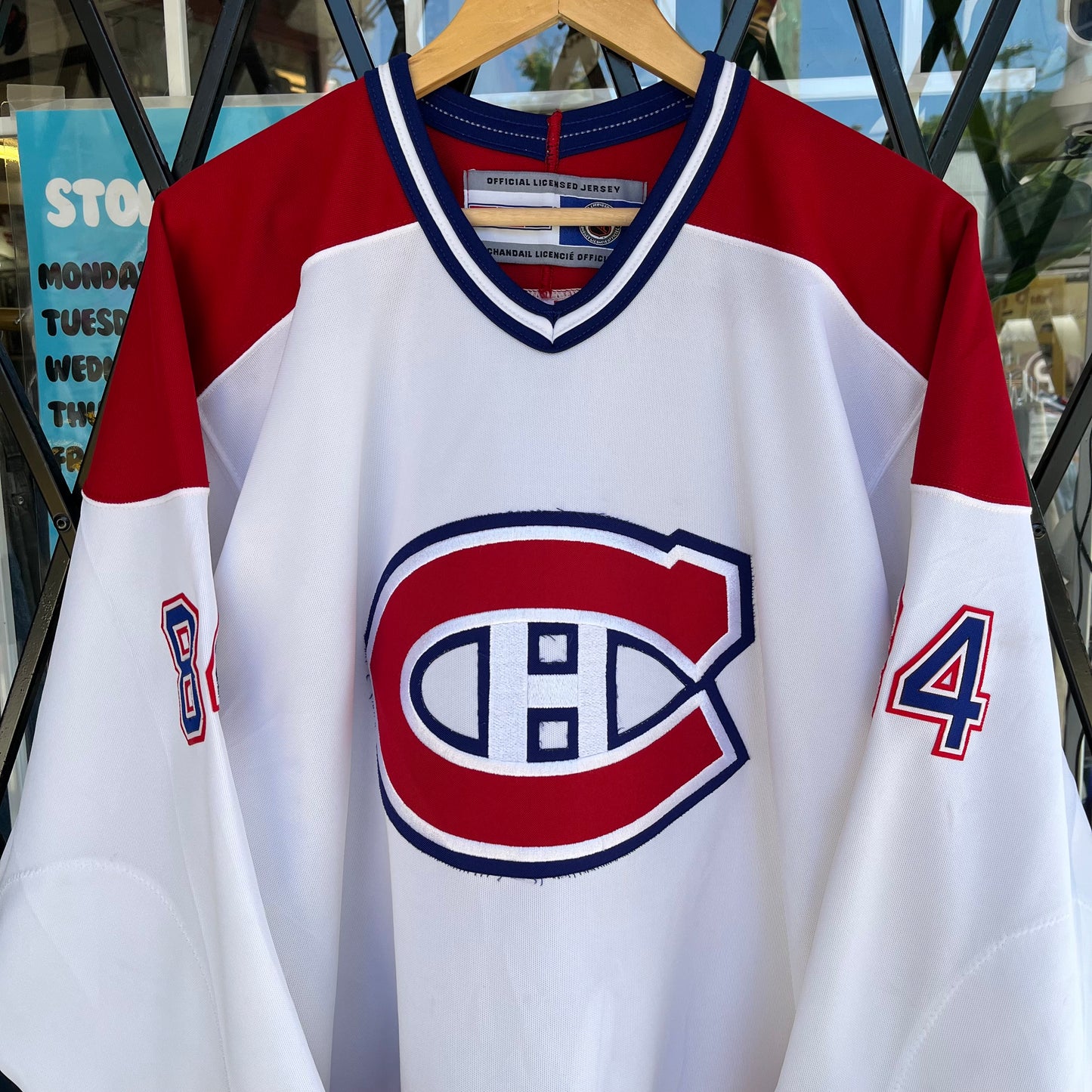 Vintage Montreal Canadiens Guillame Latendresse Jersey - Size L