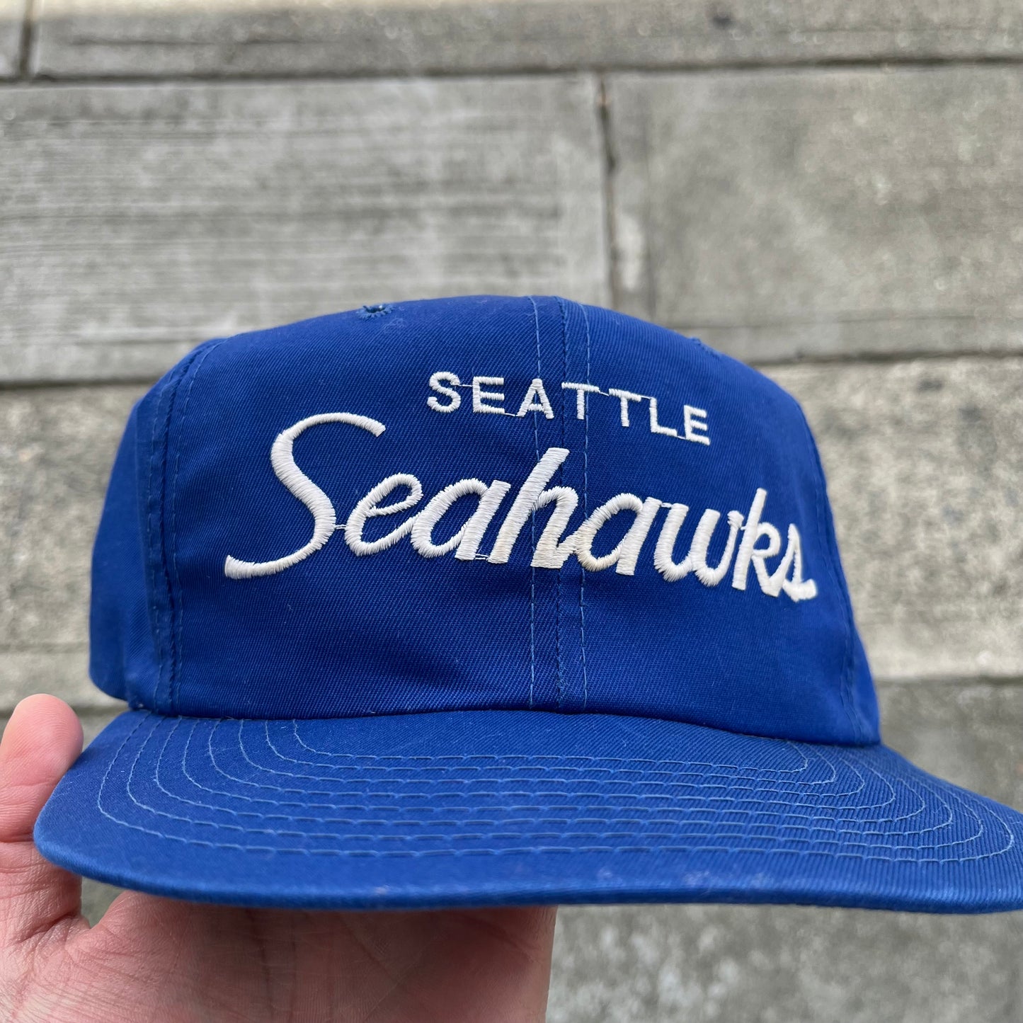 Vintage Seattle Seahawks Script Snapback
