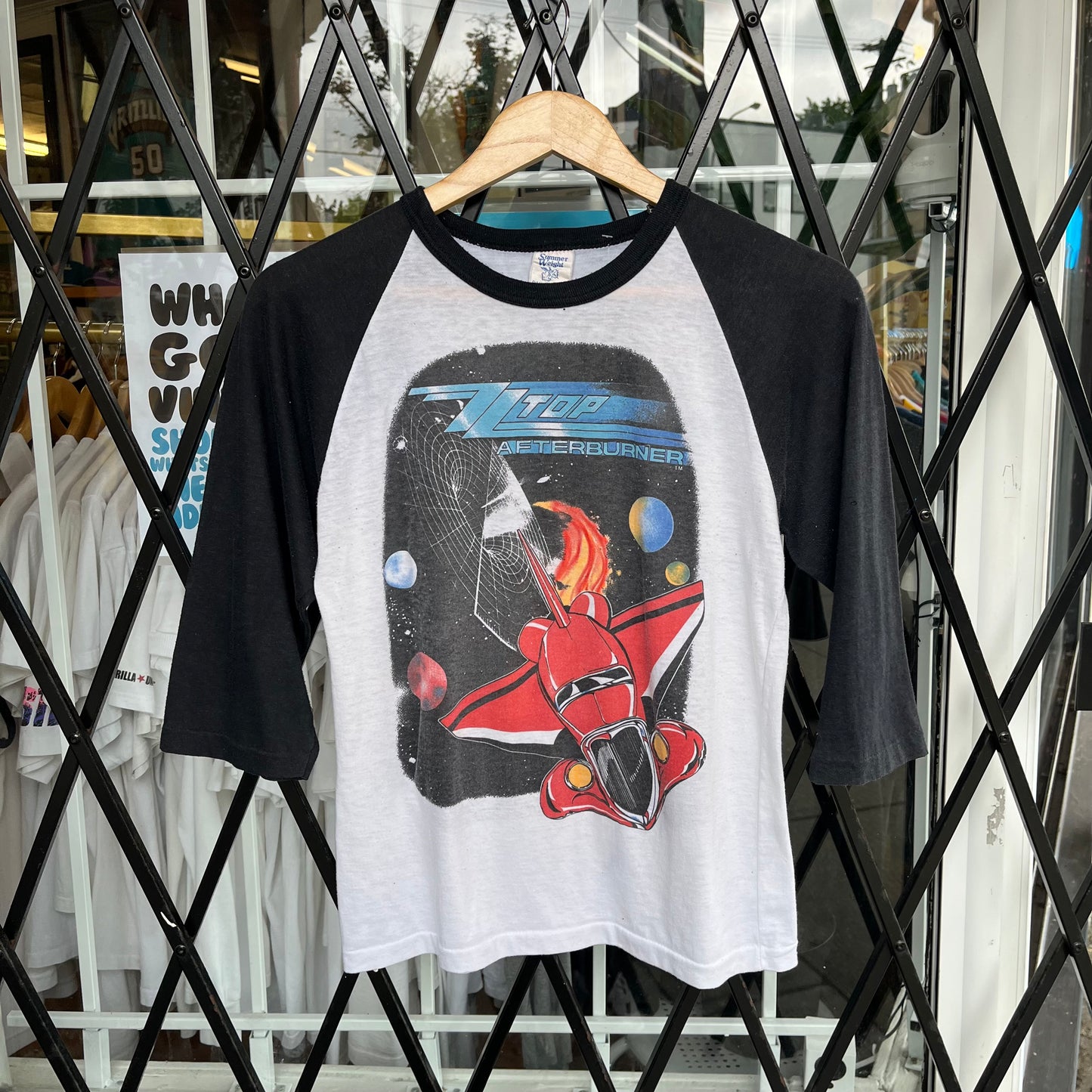 Vintage 1985 ZZtop Raglan Tee - Size M