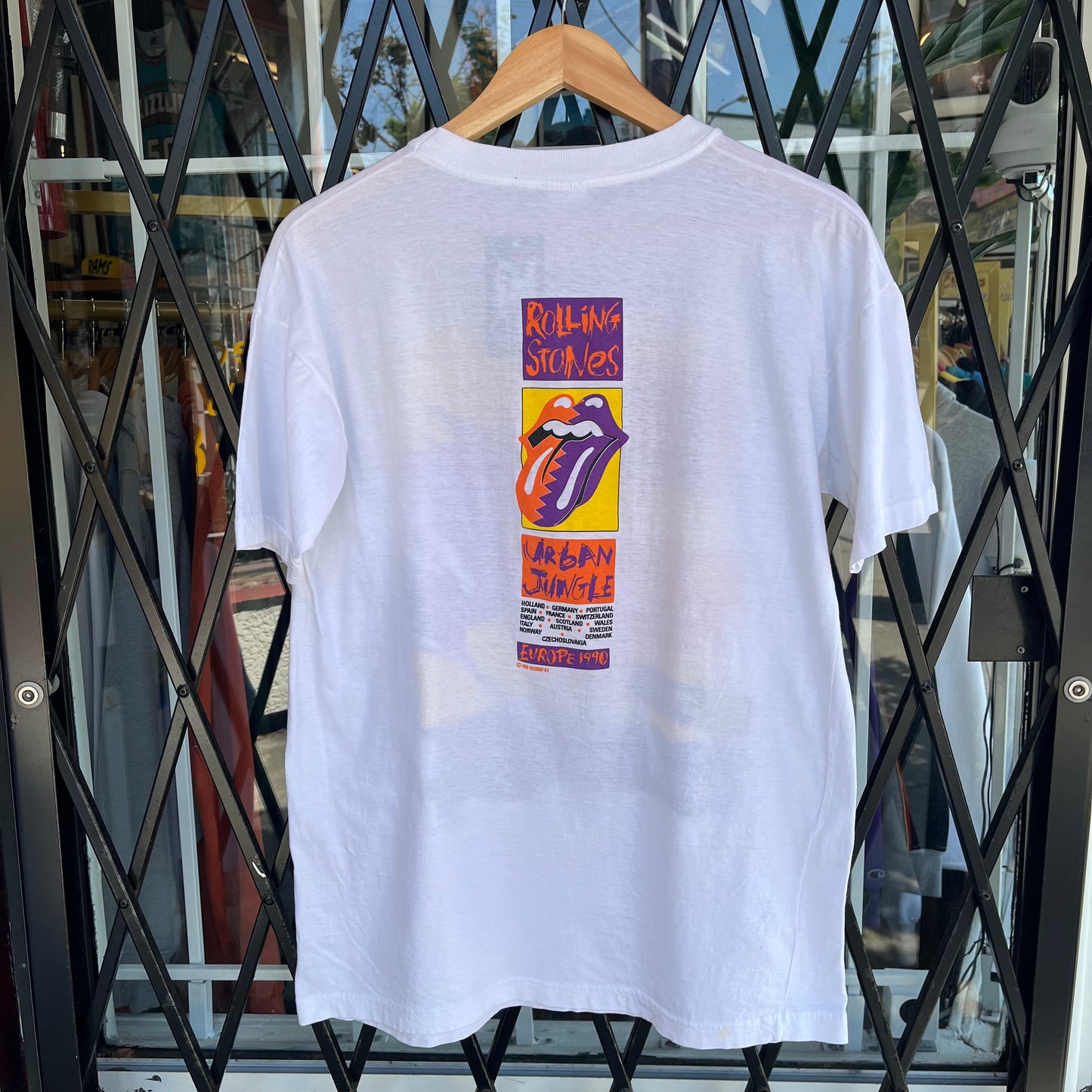 1990 The Rolling Stones Euro Tour Tee - Size L