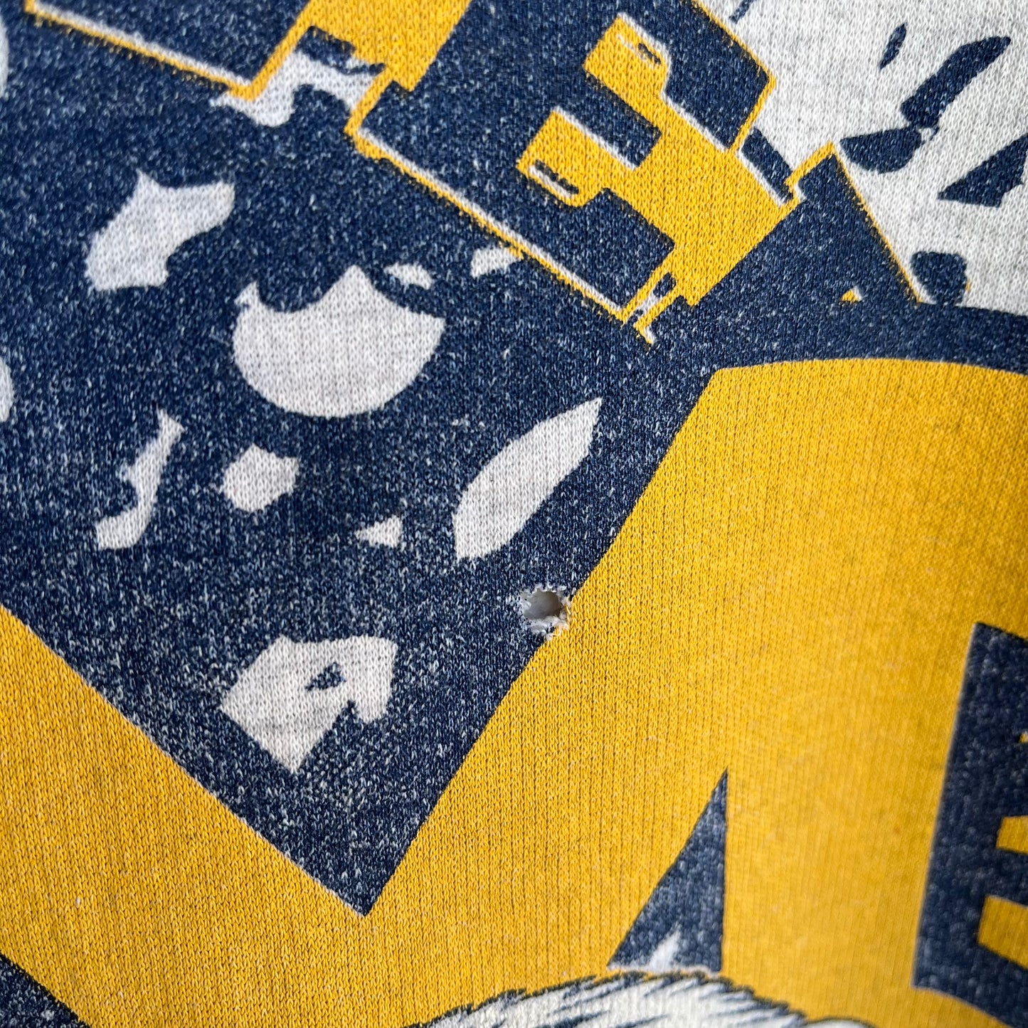 Vintage Michigan Wolverines Cropped Fit Hoodie - Fits M