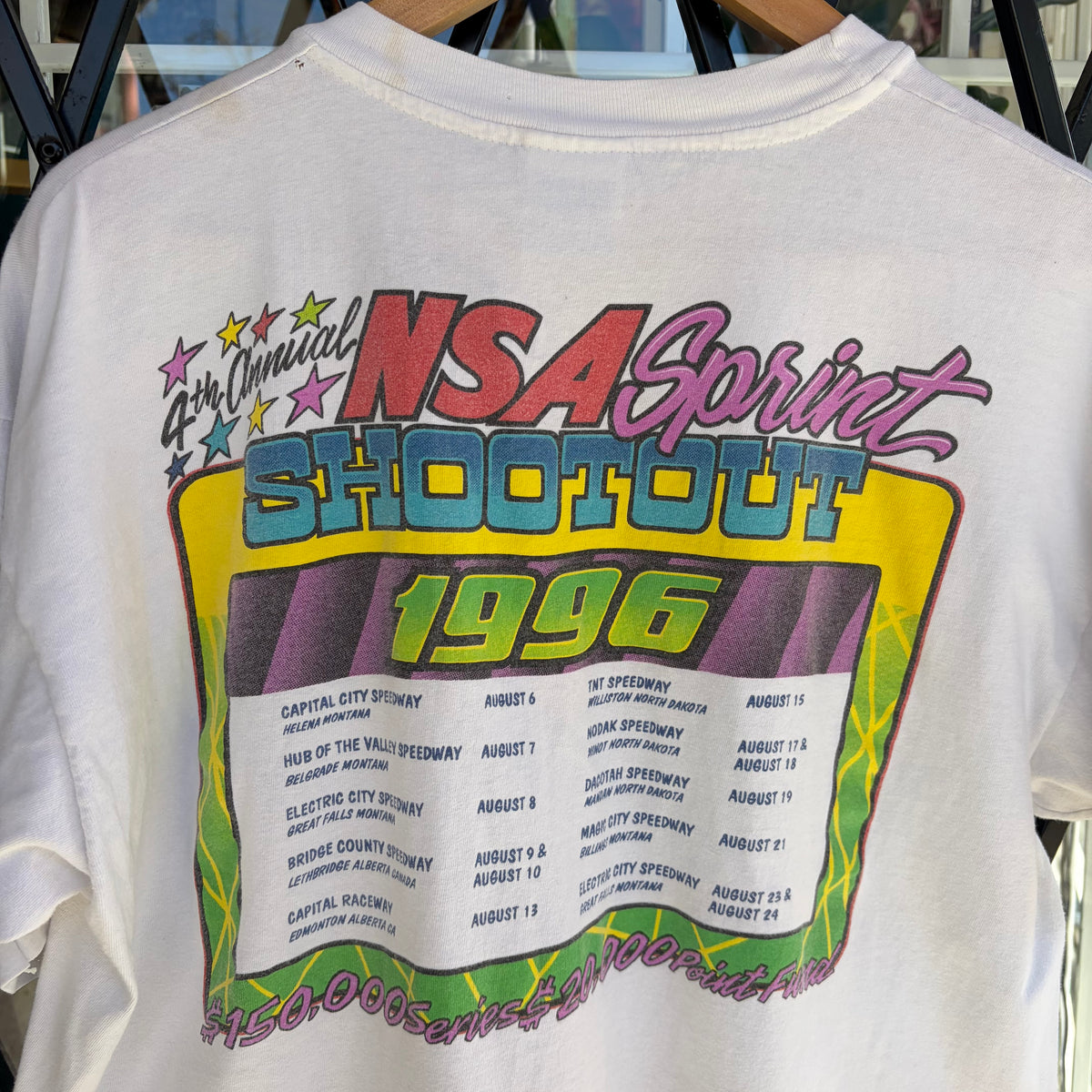 1996 Shootout Racing Tee - Size XL