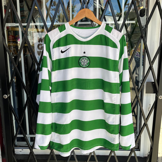 2005 Nike Celtic FC Long Sleeve Jersey - Size L