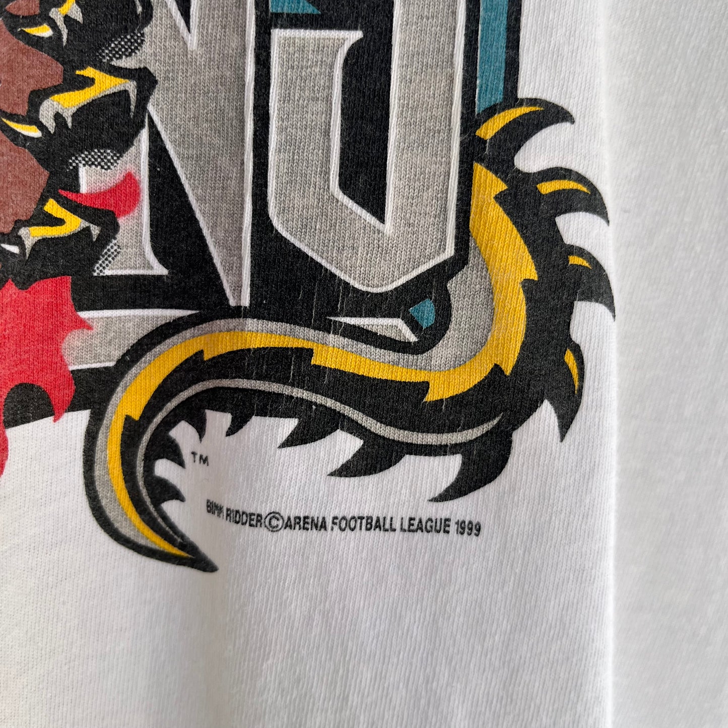 1999 Portland Forest Dragons Arena Football Tee - Size L