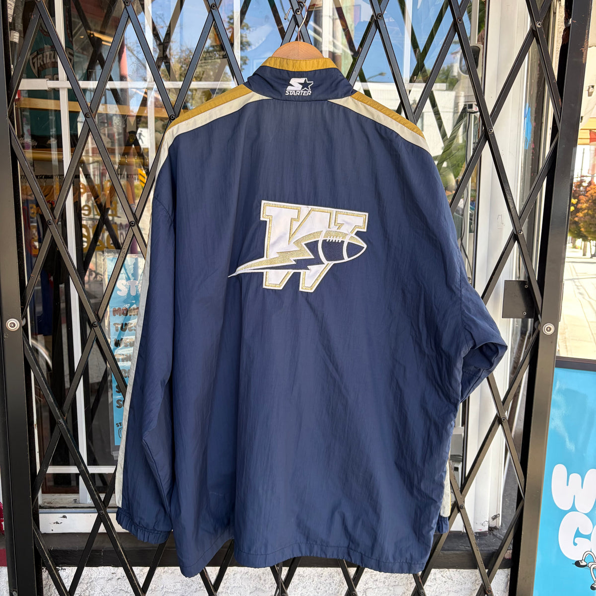 Vintage Starter Winnipeg Blue Bombers Windbreaker - Size XXL