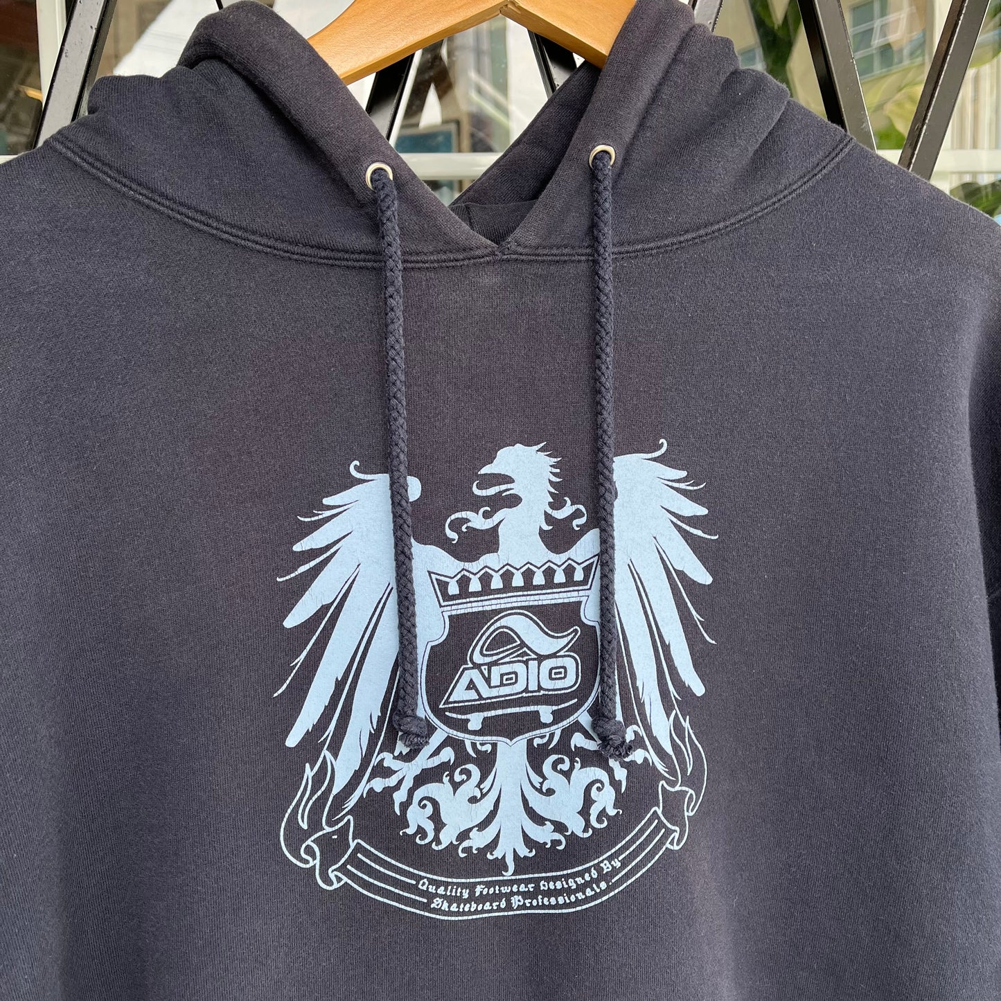 Vintage Y2K Adio Skateboarding Hoodie - Size M