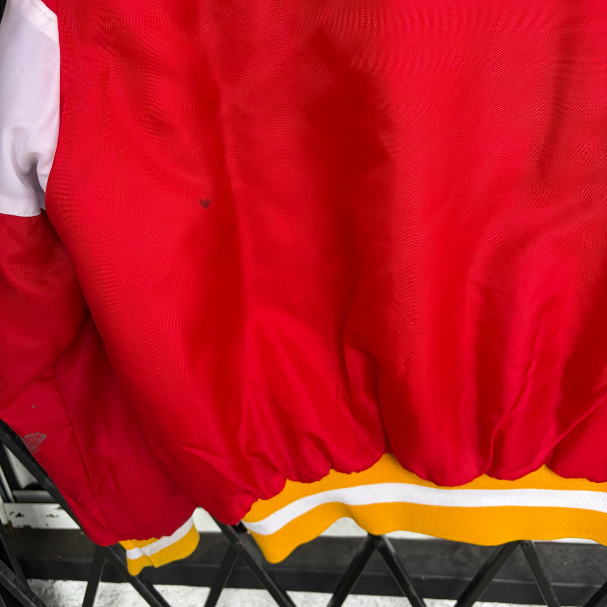 1980’s Shain Calgary Flames Satin Jacket - Size XL