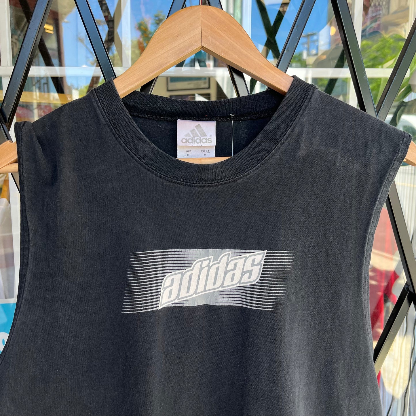 Vintage Adidas Sleeveless Shirt - Size M