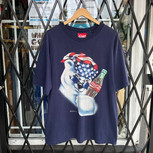 1995 Coca Cola Bear Tee - Size XL