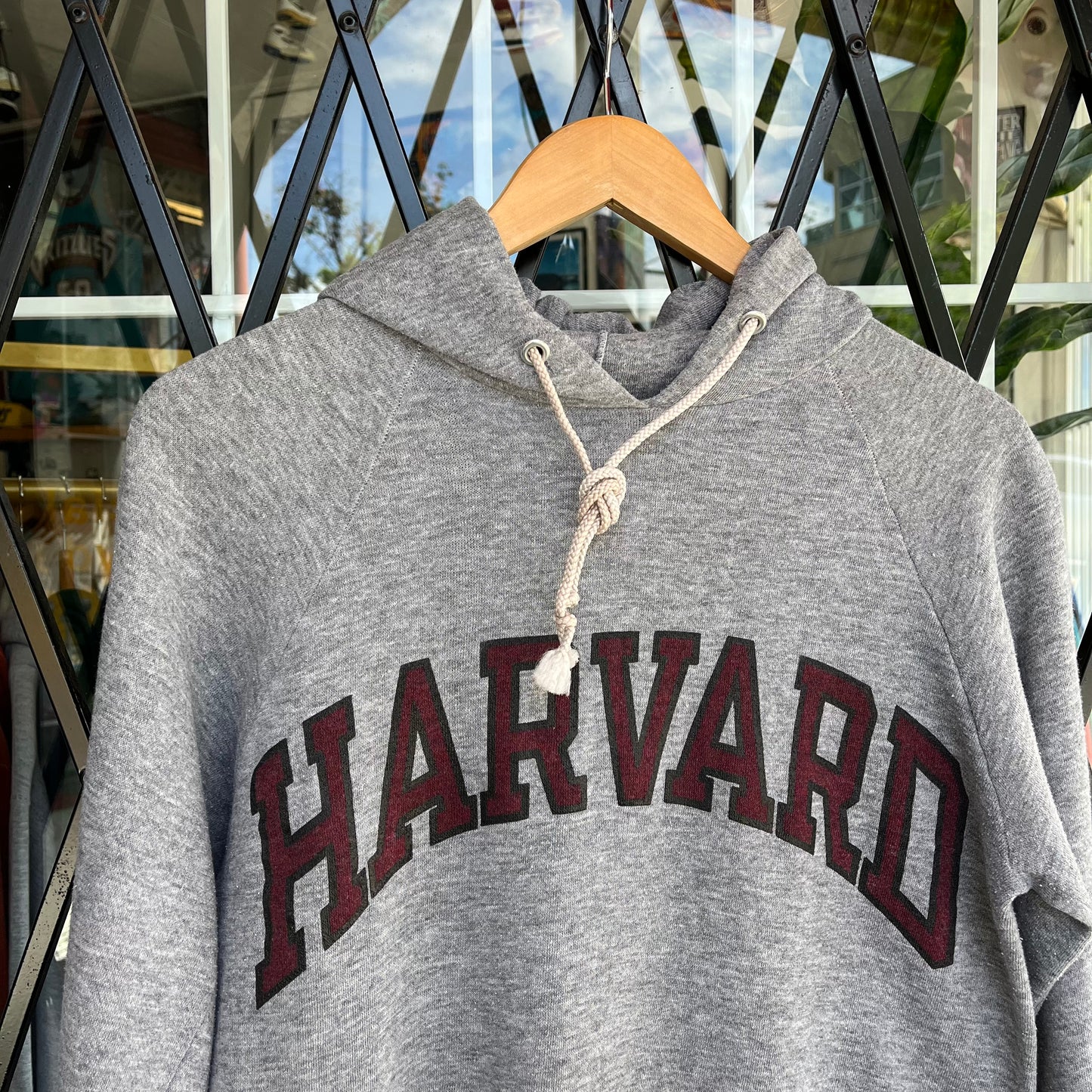 Vintage 80s Harvard University Hoodie - Size M
