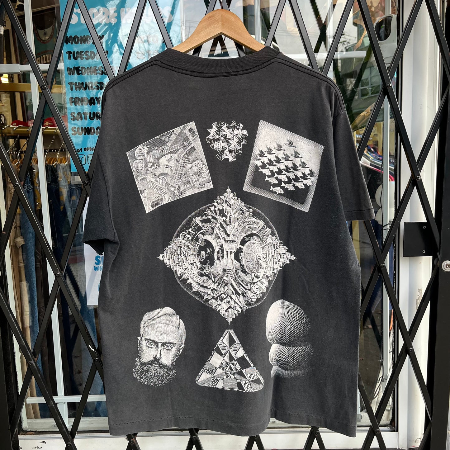 1991 MC Escher Art Tee - Size XL