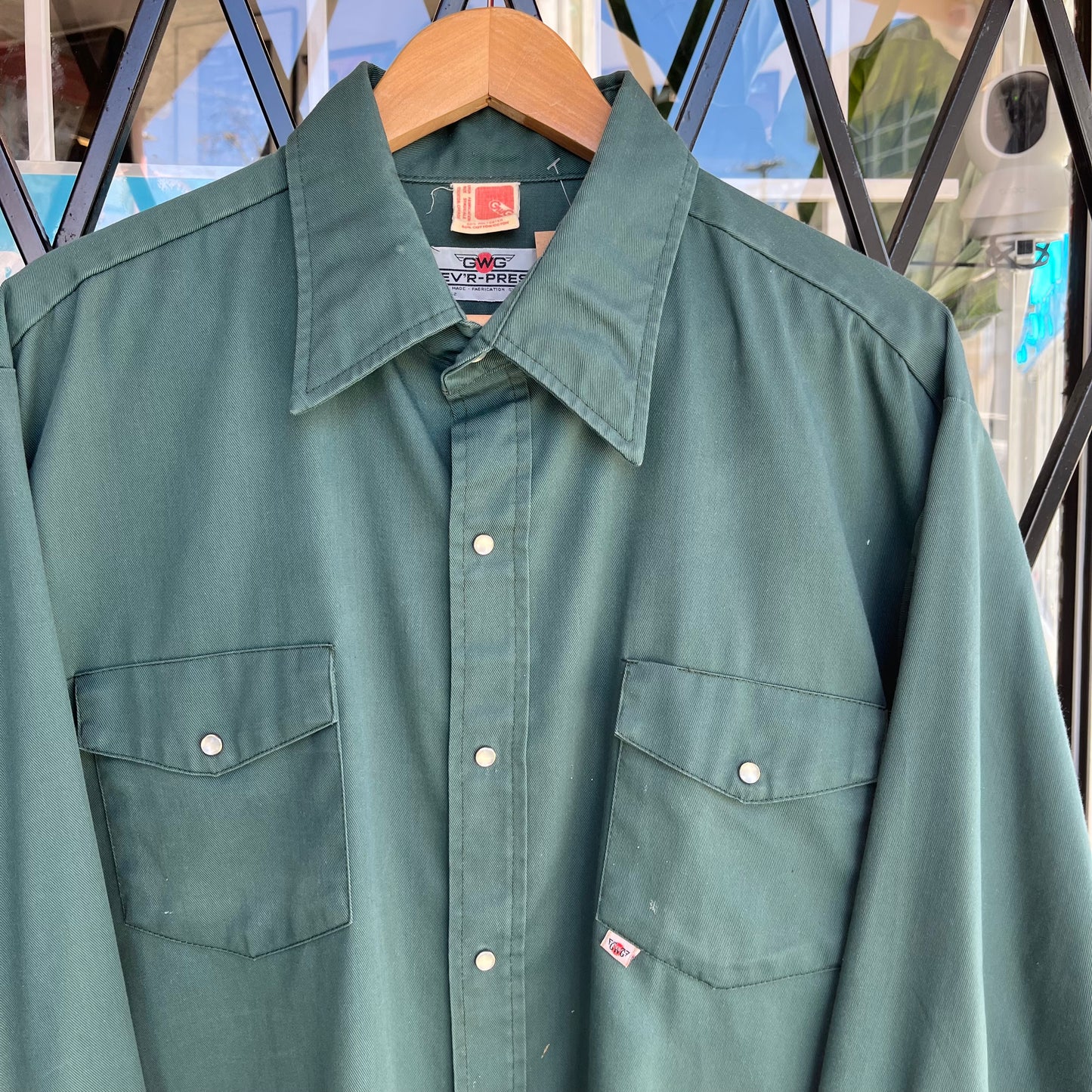 1970’s GWG Snap Button Up Shirt - Size XL