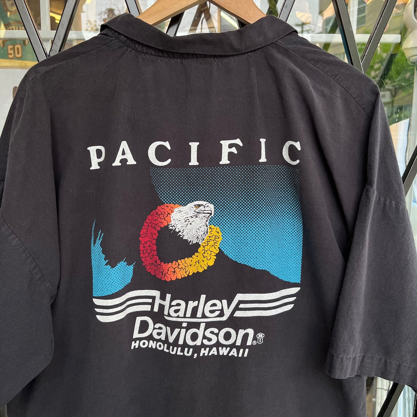 1980’s Harley Davidson Hawaii Button Up Shirt - Size XL