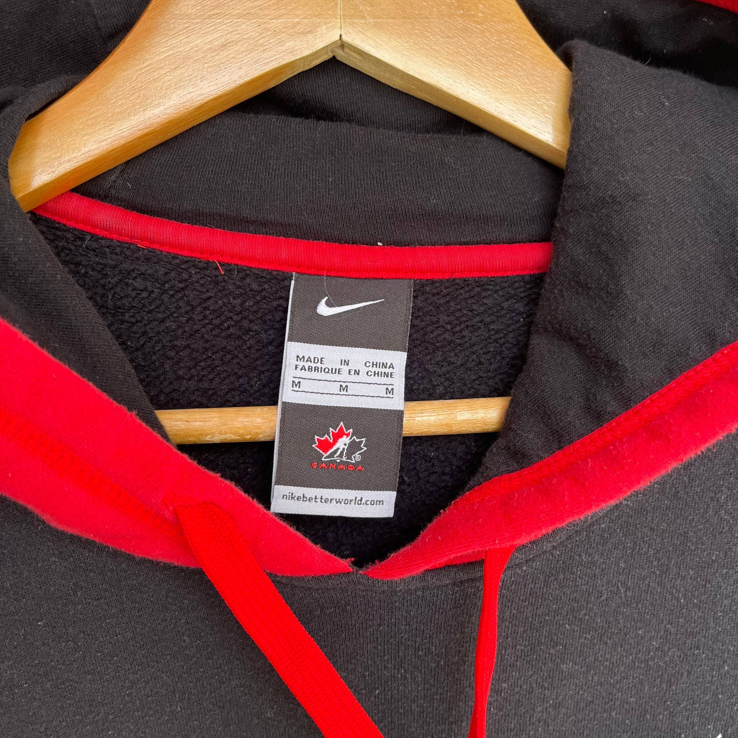 Vintage Nike Team Canada Hockey Hoodie - Size M