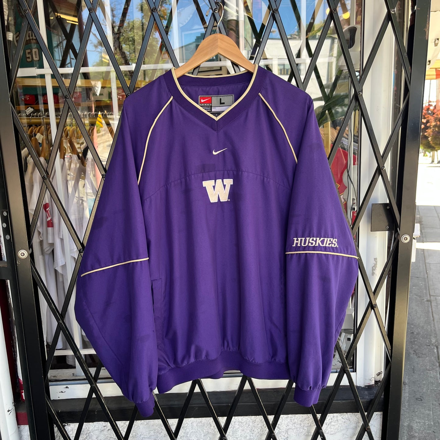 Vintage Nike Huskies Pullover Windbreaker - Size L