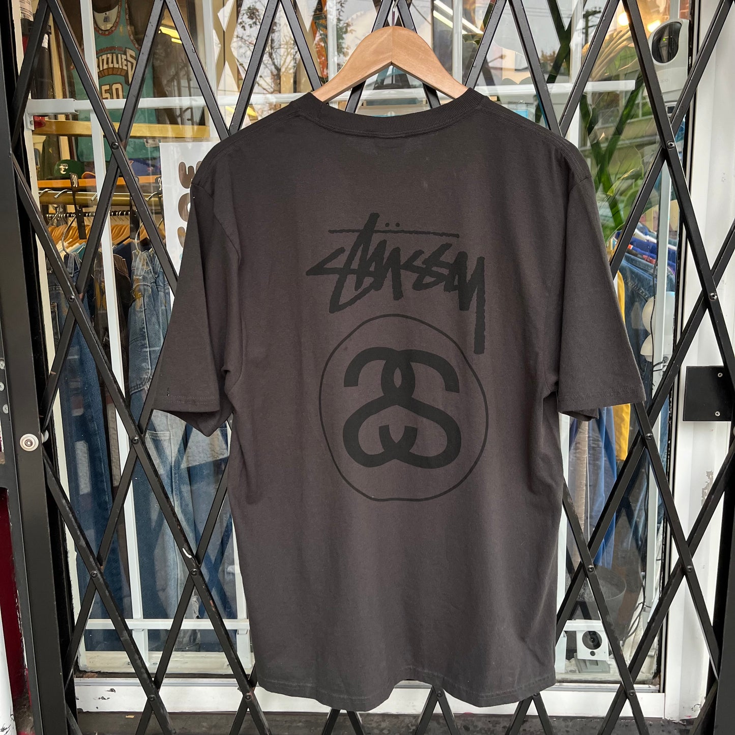 Stussy Stock Link Tee Faded Black - Size M