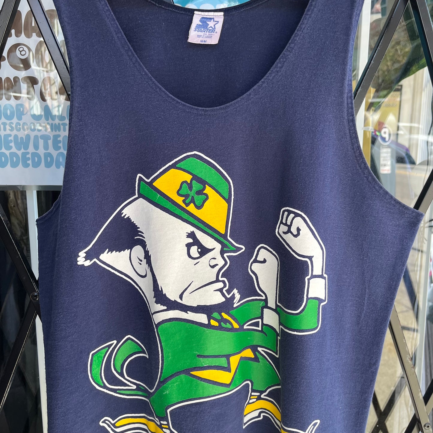 Vintage Starter Notre Dame Tank Top - Size M