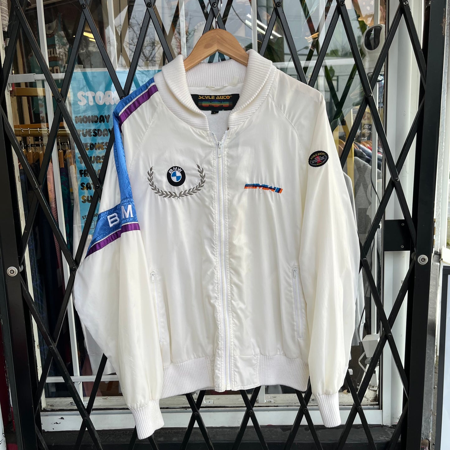 Vintage BMW Light Bomber Jacket - Size L