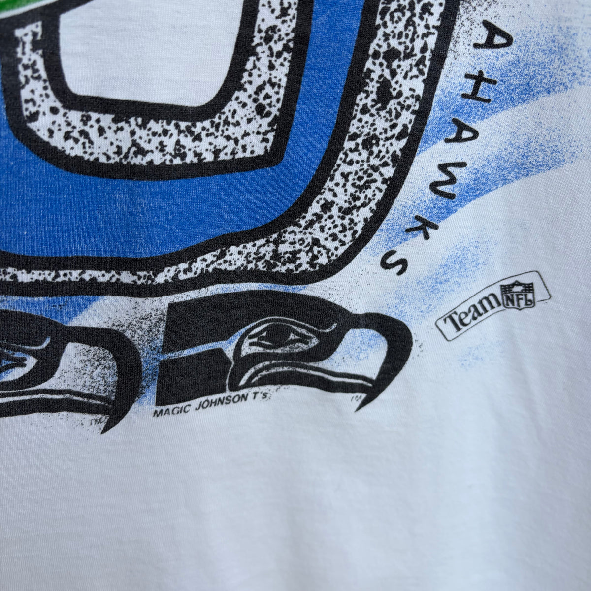 Vintage Seattle Seahawks Cut Off Tee - Size L