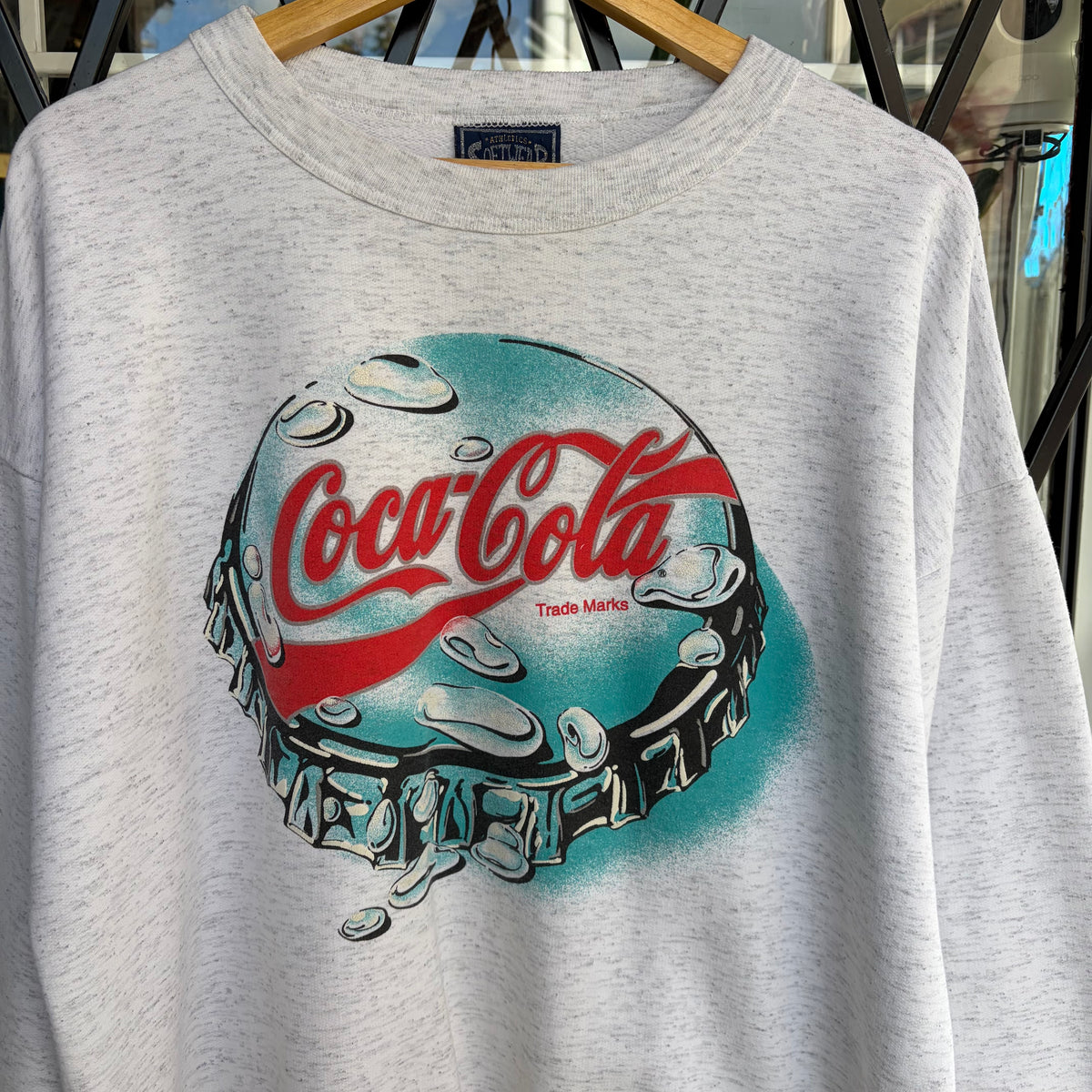 Vintage Coca Cola Bottle Cap Crewneck - Size L