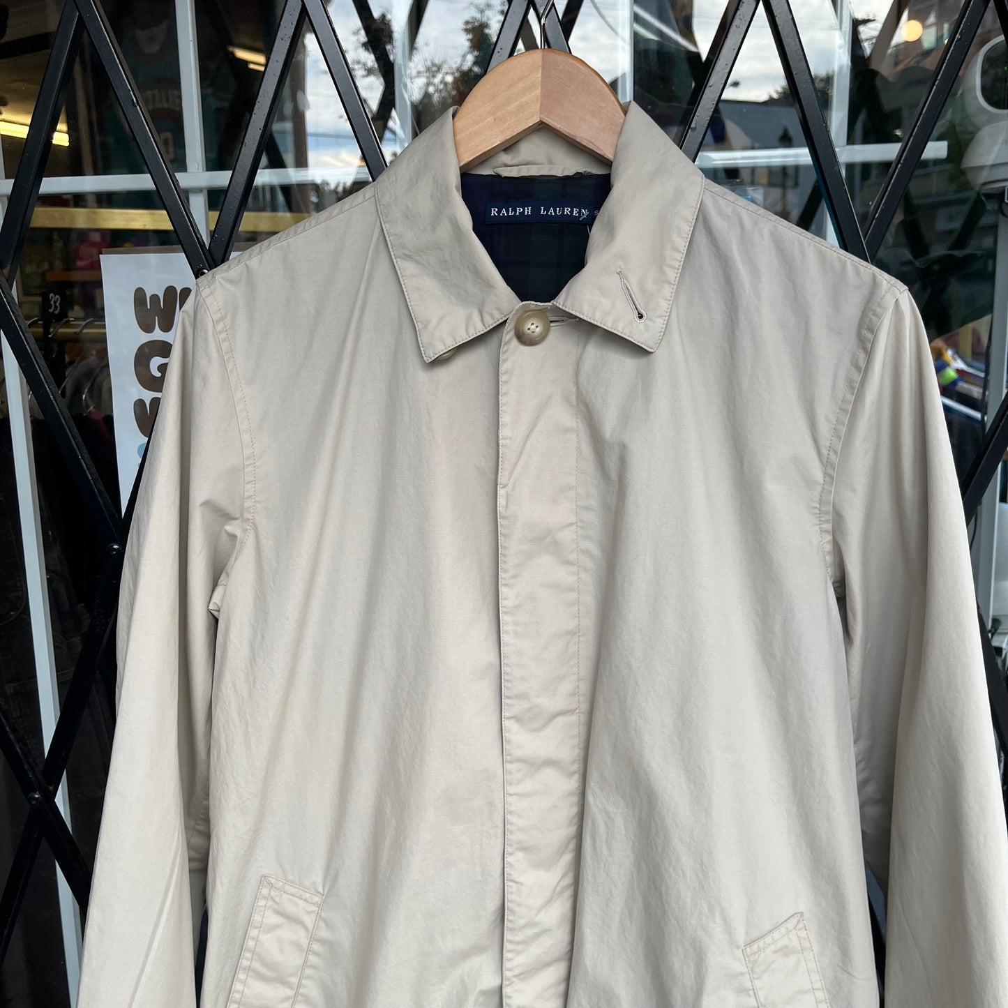 Vintage Ralph Lauren Light Trench Coat - Size S