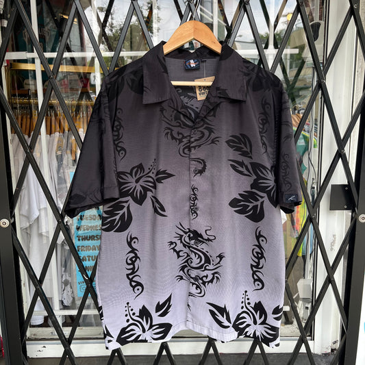 Vintage Short Sleeve Button Up Shirt - Size M