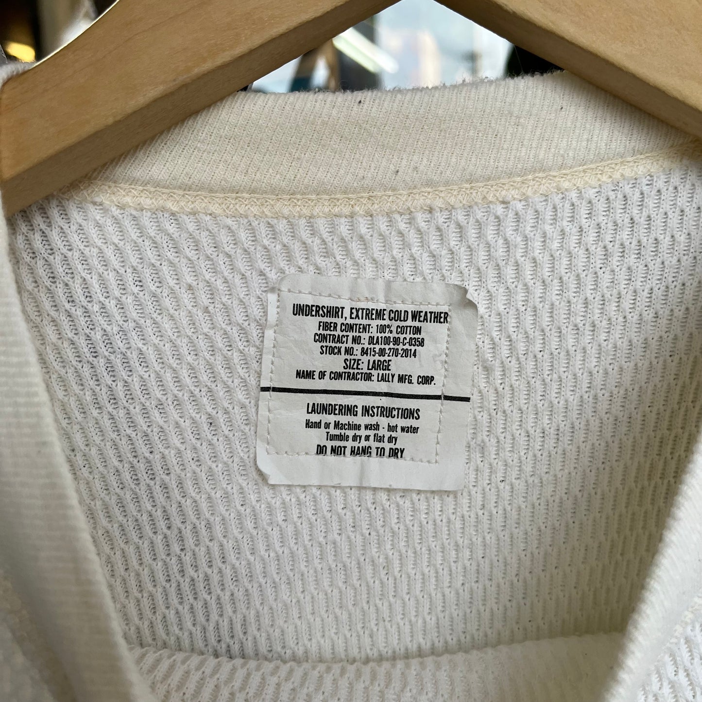 Vintage Waffle Long Sleeve - Size L