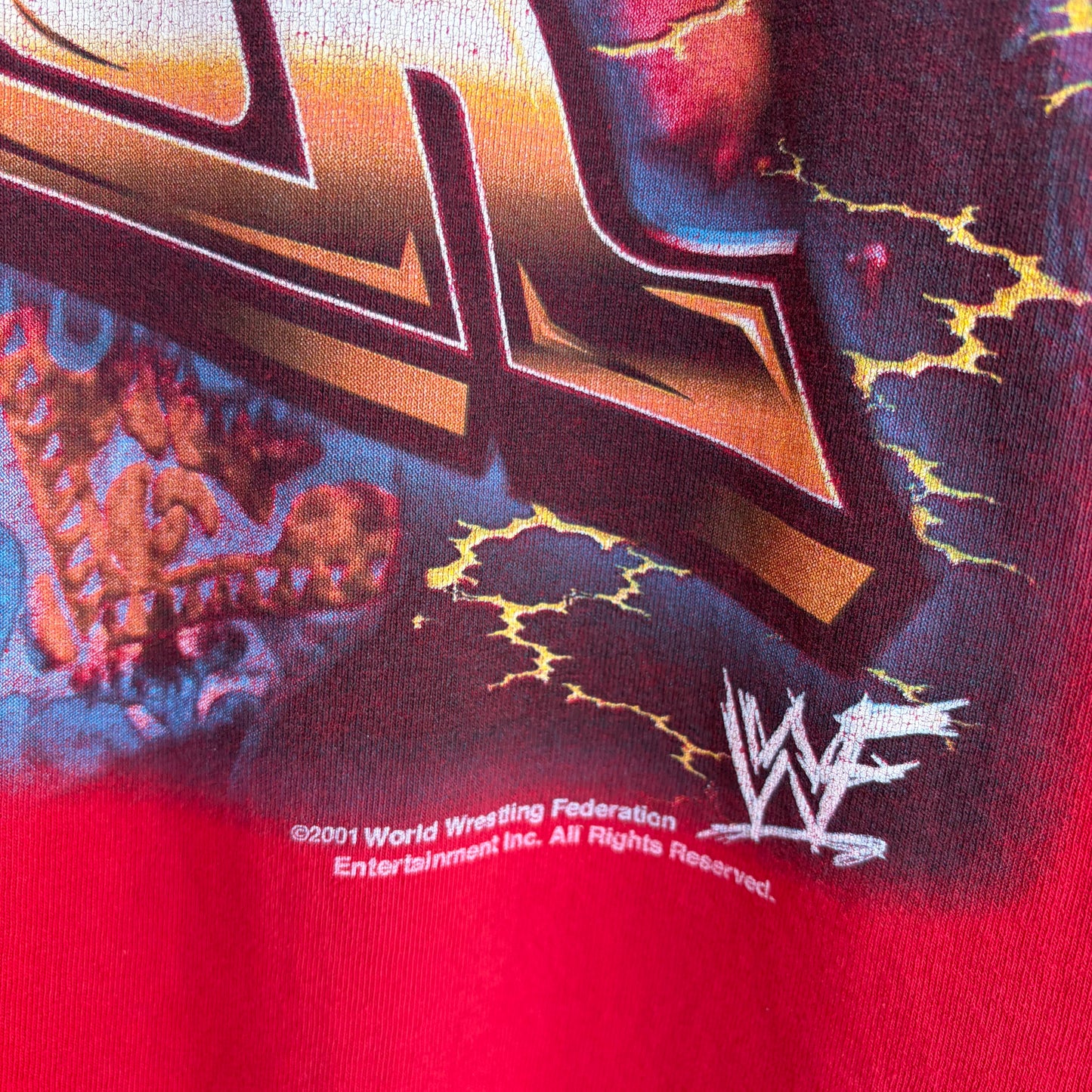2001 WWE The Rock Wrestling Tee - Size XL