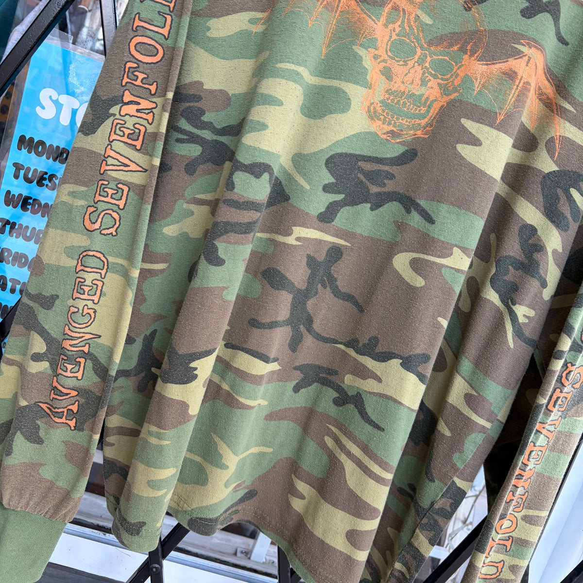 Avenge Sevenfold Camo Long Sleeve - Size XL