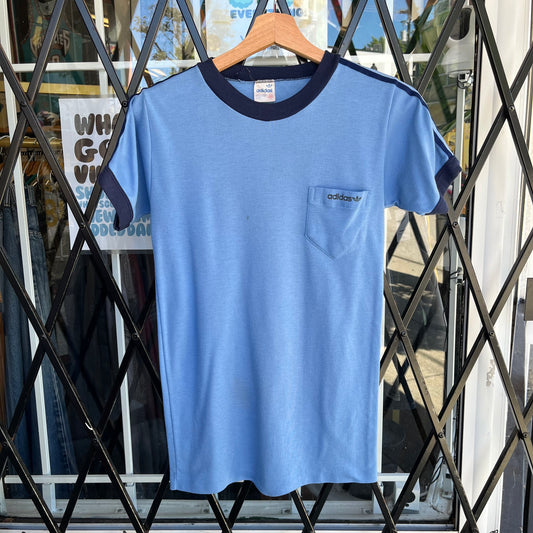 1980’s Adidas Ringer Pocket Tee - Size M